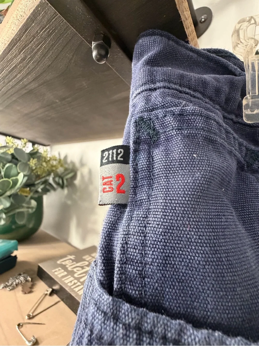 Carhartt Men's Relaxed Navy Work Jeans 40x32